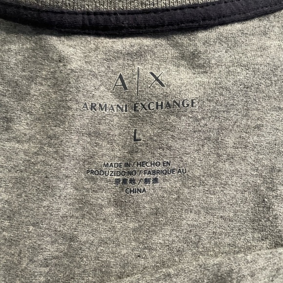 Armani shoulder zip long sleeve shirt - Large - Picture 5 of 7